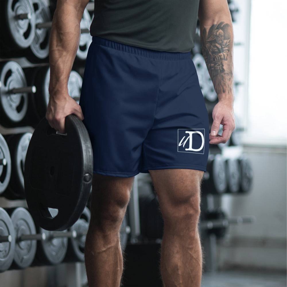 uD men's athletic long shorts (unconditionally Detroit)