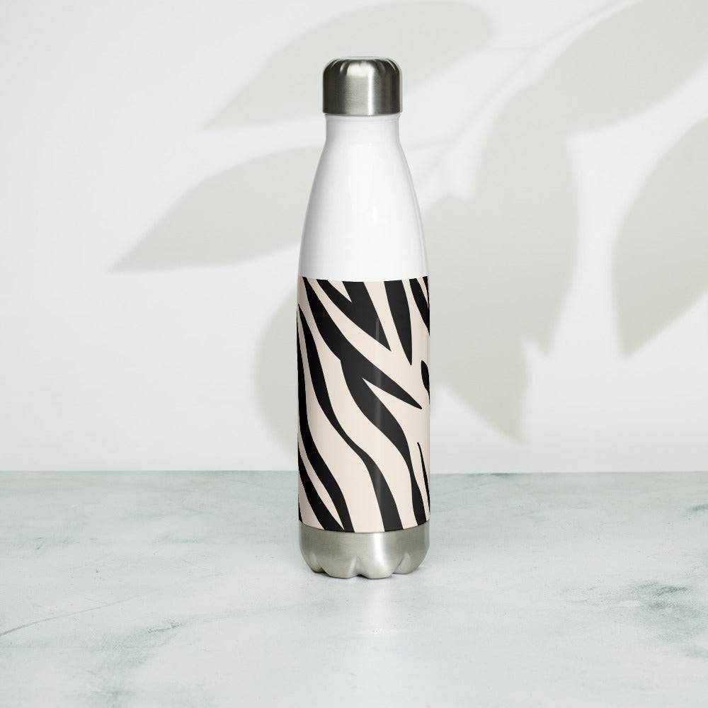 Zebra Stainless Steel Water Bottle