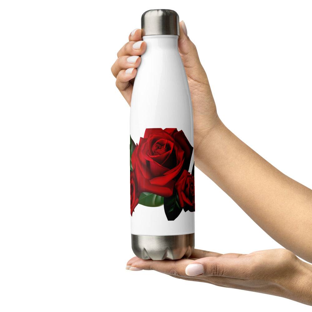 Roses Stainless Steel Water Bottle