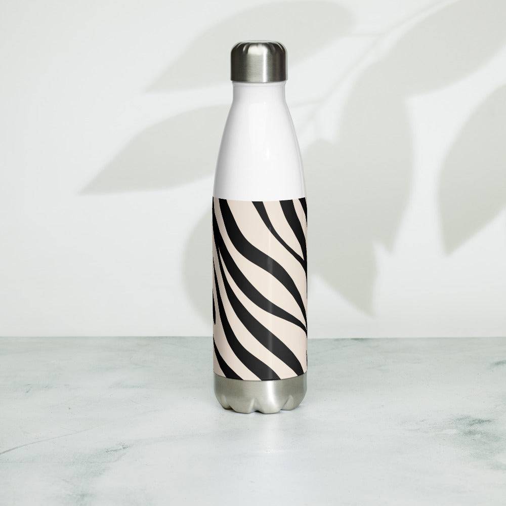 Zebra Stainless Steel Water Bottle