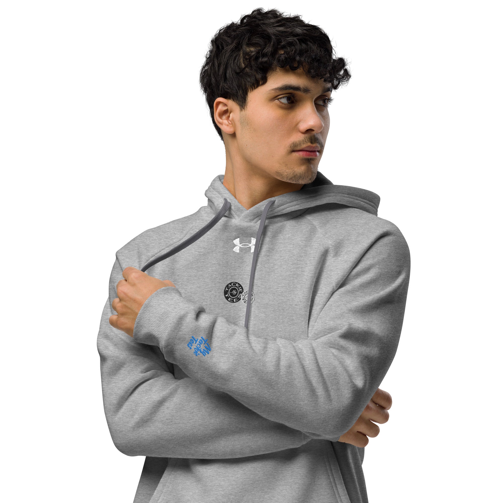 Grey under armour hoodie sale