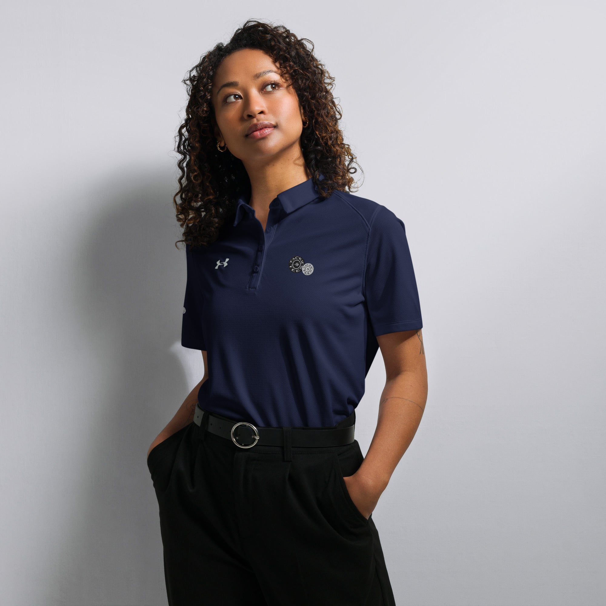 Under Armour® x Signature embroidered women's polo – My Tackie Tees LLC