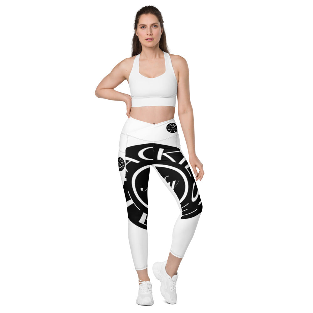 Signature crossover leggings with pockets