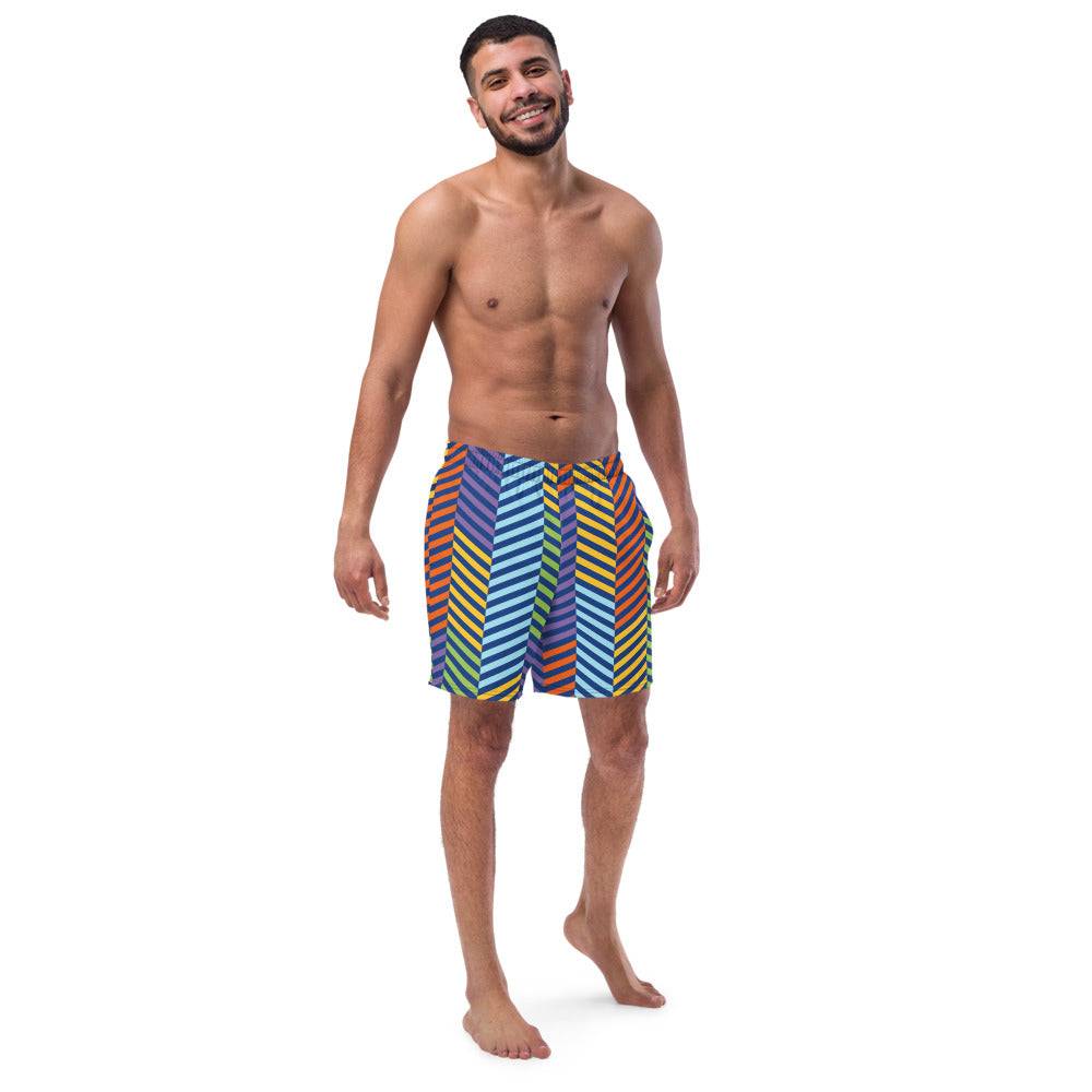 Pastel swim trunks