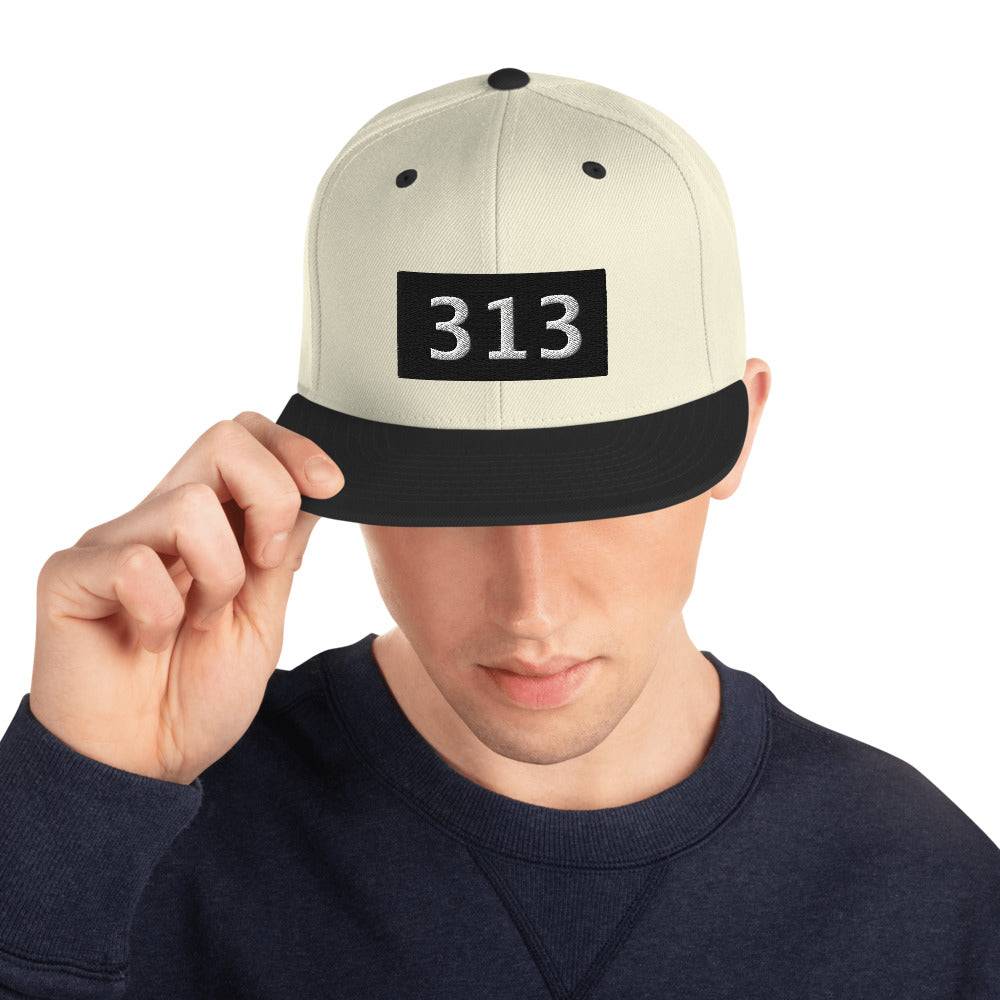 313 snapback hat