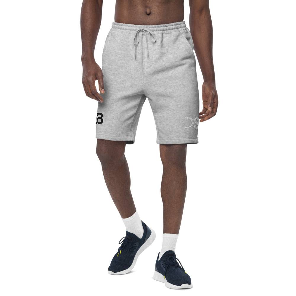 DSB men's fleece embroidered shorts (Detroit Steady Boomin)