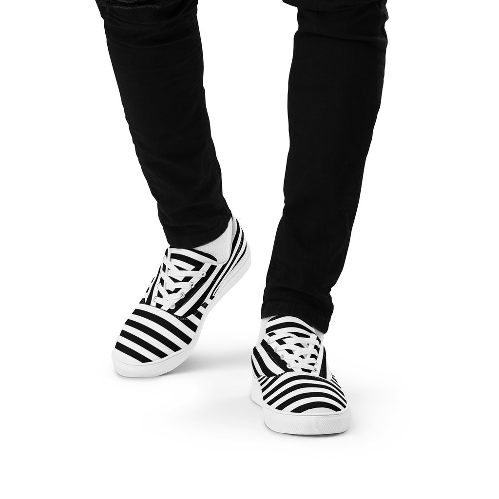 Black & White canvas shoes