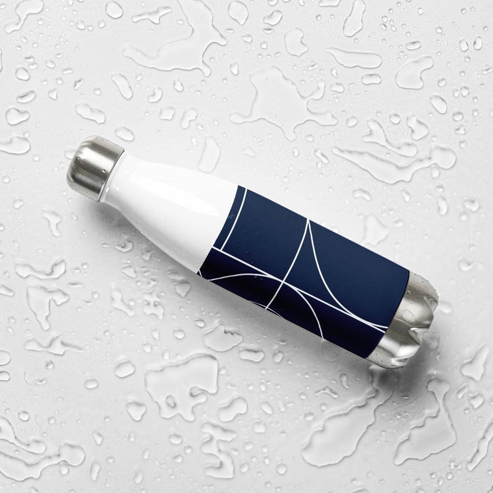 Navy Stainless Steel Water Bottle