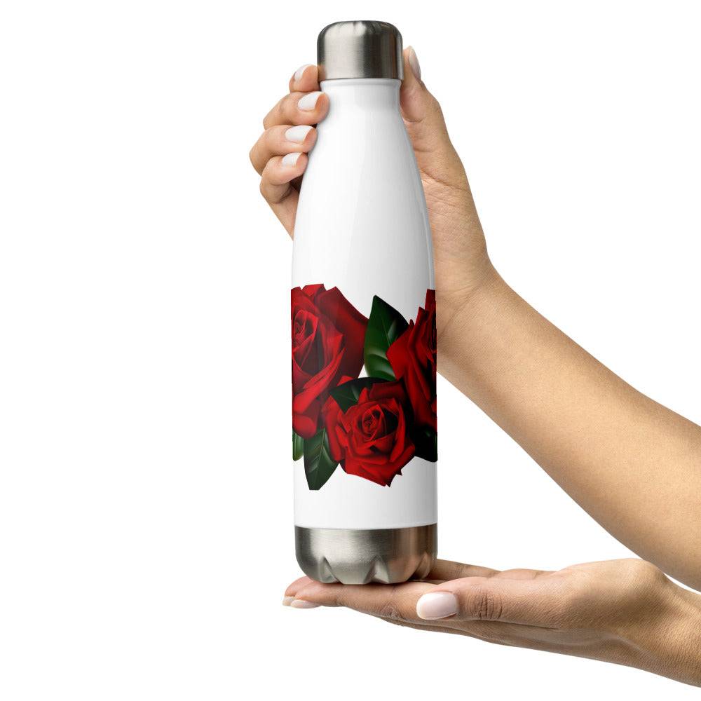 Roses Stainless Steel Water Bottle