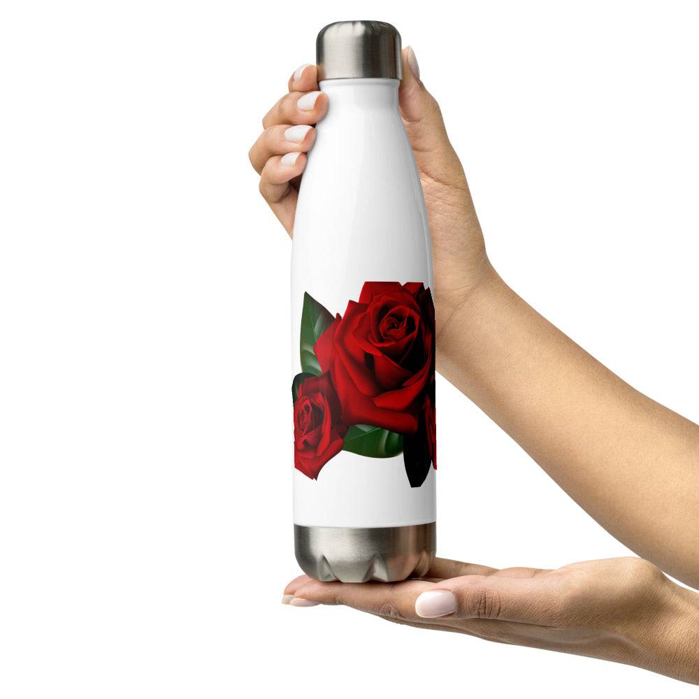 Roses Stainless Steel Water Bottle